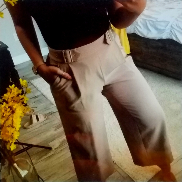 White House Black Market Wide leg Capri Pant  size 2 Regular - Picture 1 of 7